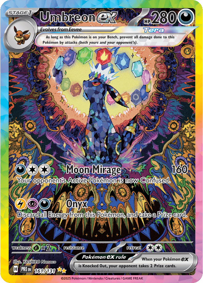 Umbreon ex - 161/131 chase card