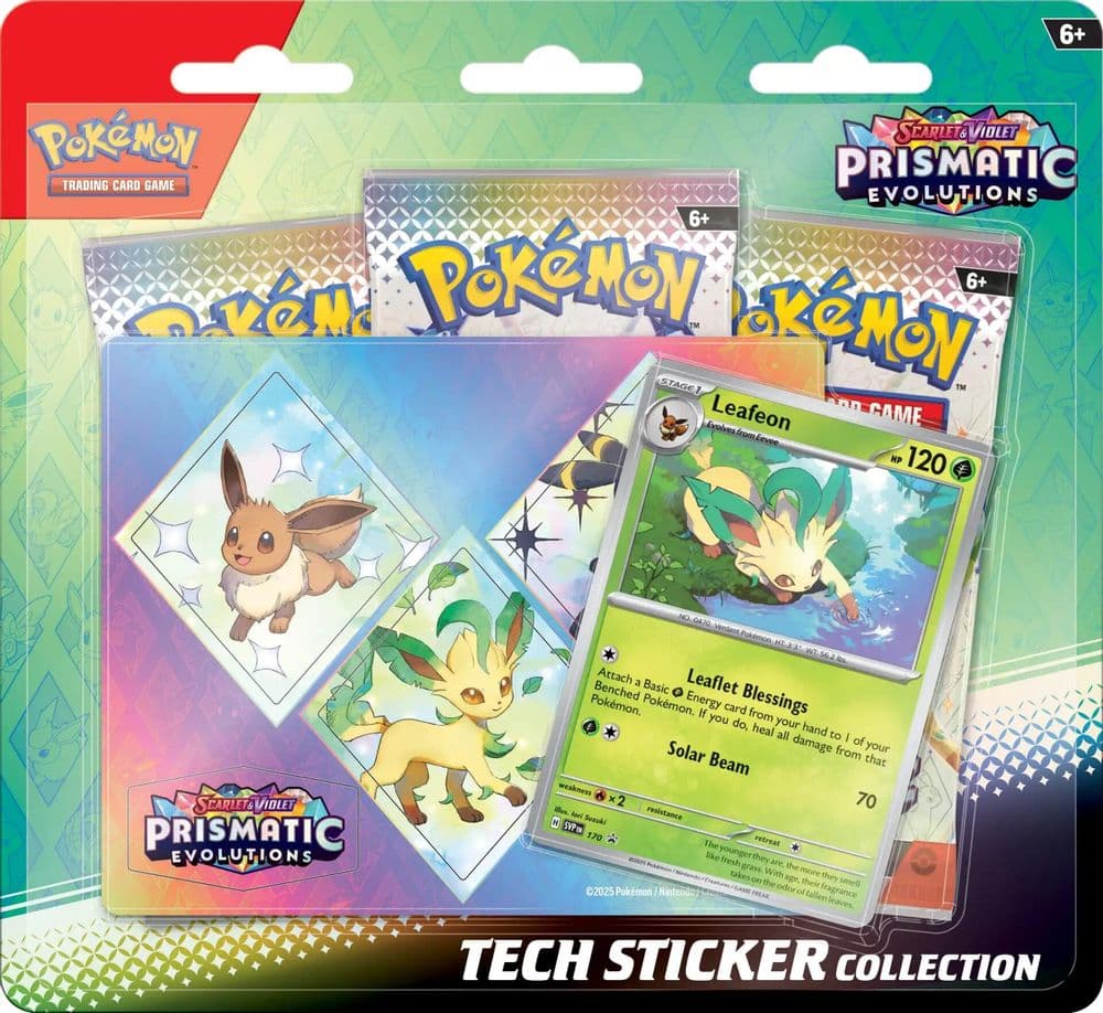 Prismatic Evolutions Tech Sticker Collection — Special Collection